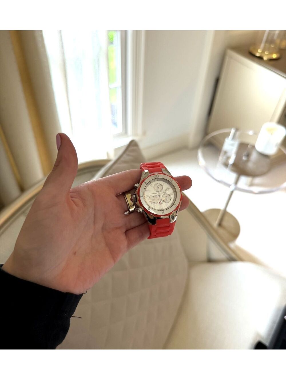 Michele Tahitian Jelly Bean Chronograph Watch